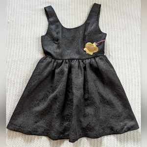 NWT Vera Wang Junior's 13 Little Black Princess Apres Party Jacquard Dress NEW